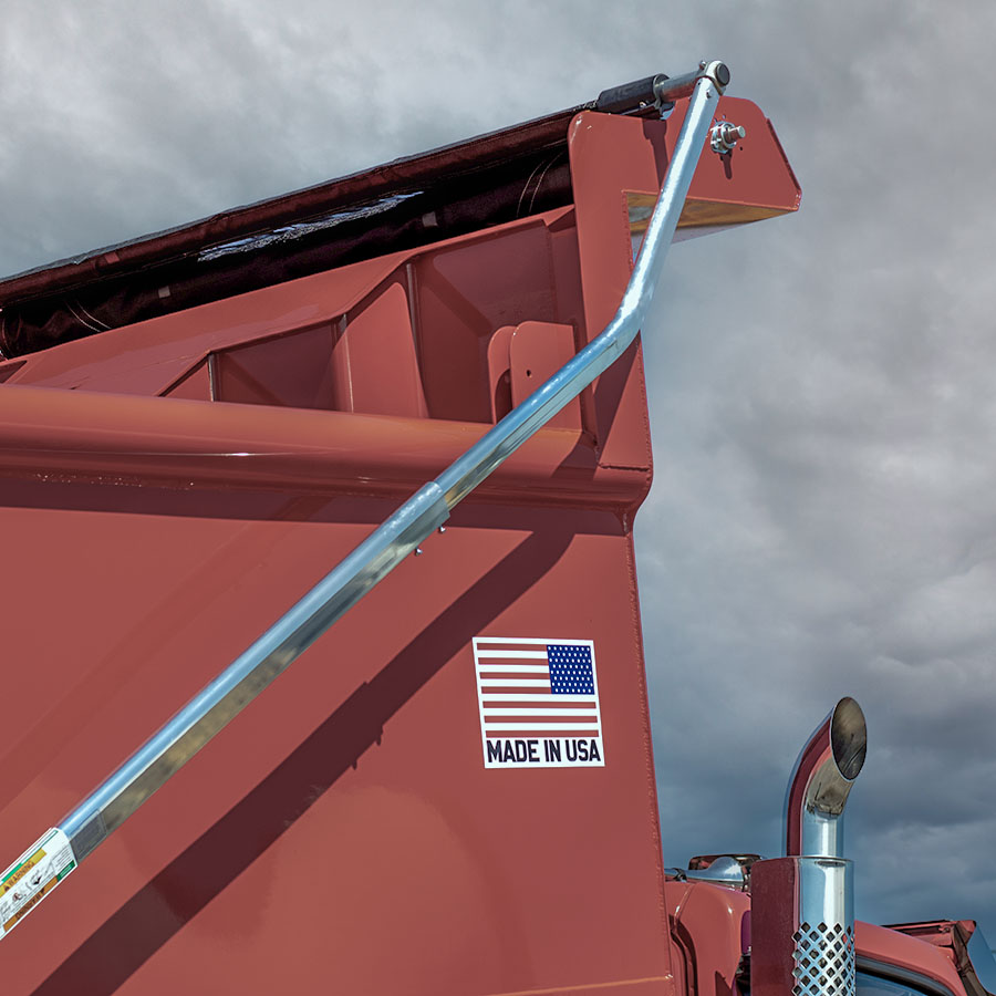 Integrated Tarp Housing & Cab Shield